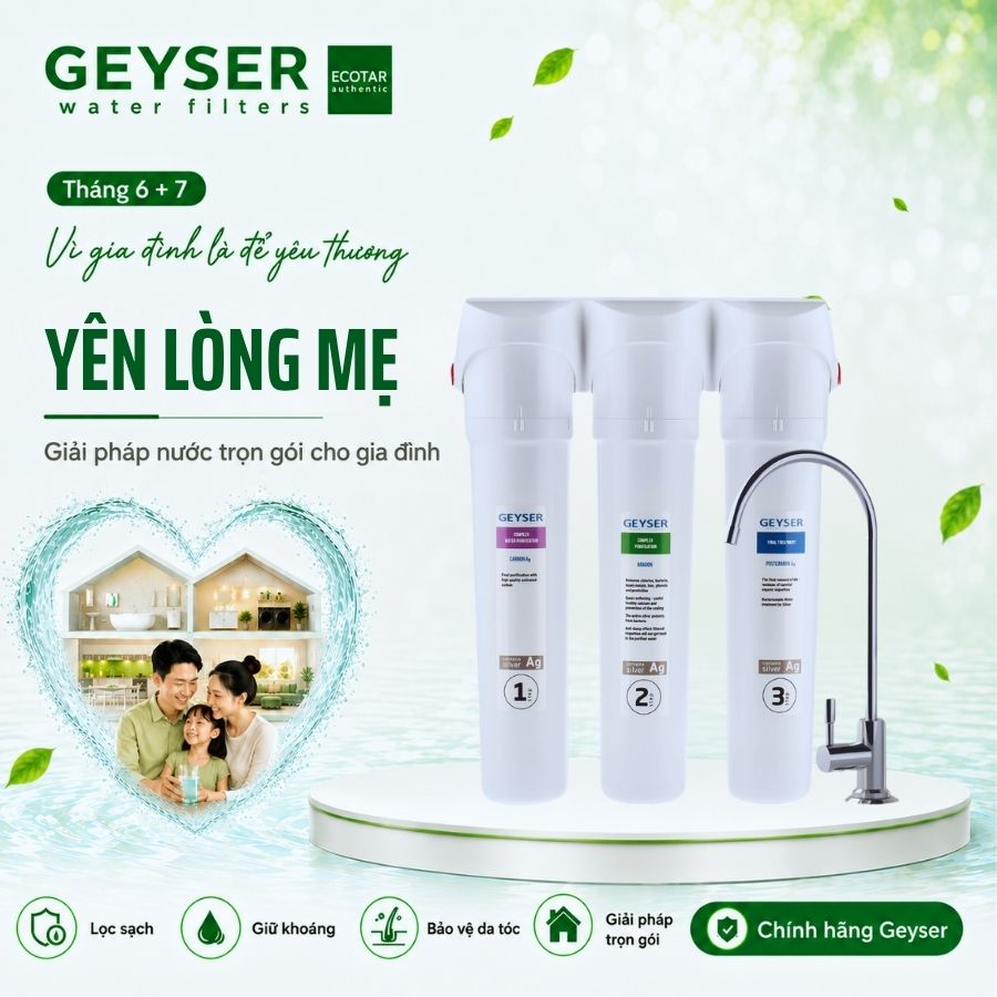 Máy lọc nước chuẩn khoáng Geyser Ecotar 9 Smart