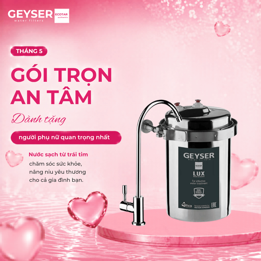 Máy lọc nước chuẩn khoáng Geyser Ecotar Lux – nhập khẩu nguyên chiếc châu Âu