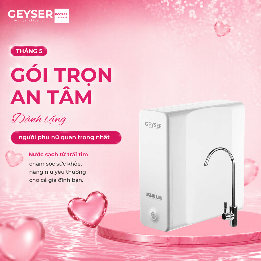 Máy lọc nước RO Geyser Ecotar Osmo Lux