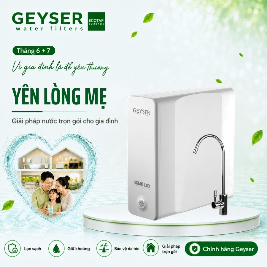 Máy lọc nước RO Geyser Ecotar Osmo Lux