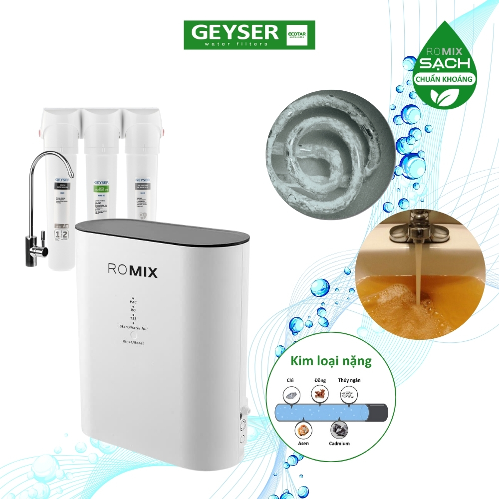 Máy lọc nước chuẩn khoáng Geyser Ecotar 4 ROMIX