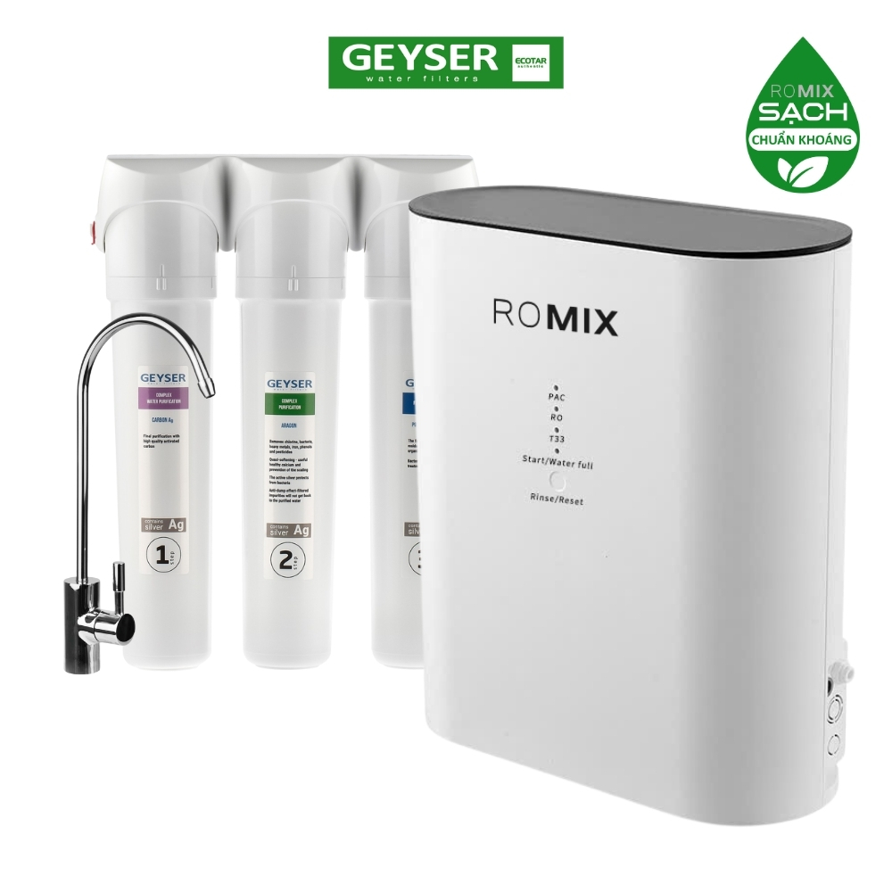 Máy lọc nước chuẩn khoáng Geyser Ecotar 9 ROMIX
