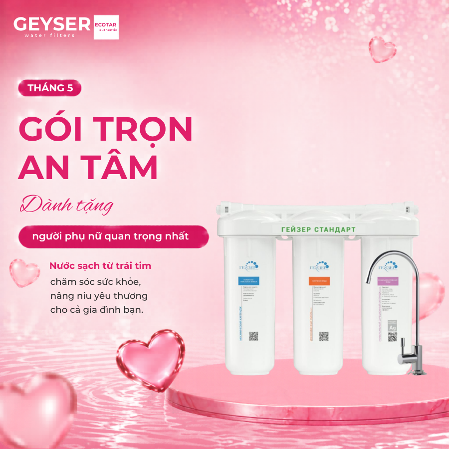 Máy lọc nước nano Geyser Ecotar Standard Hard