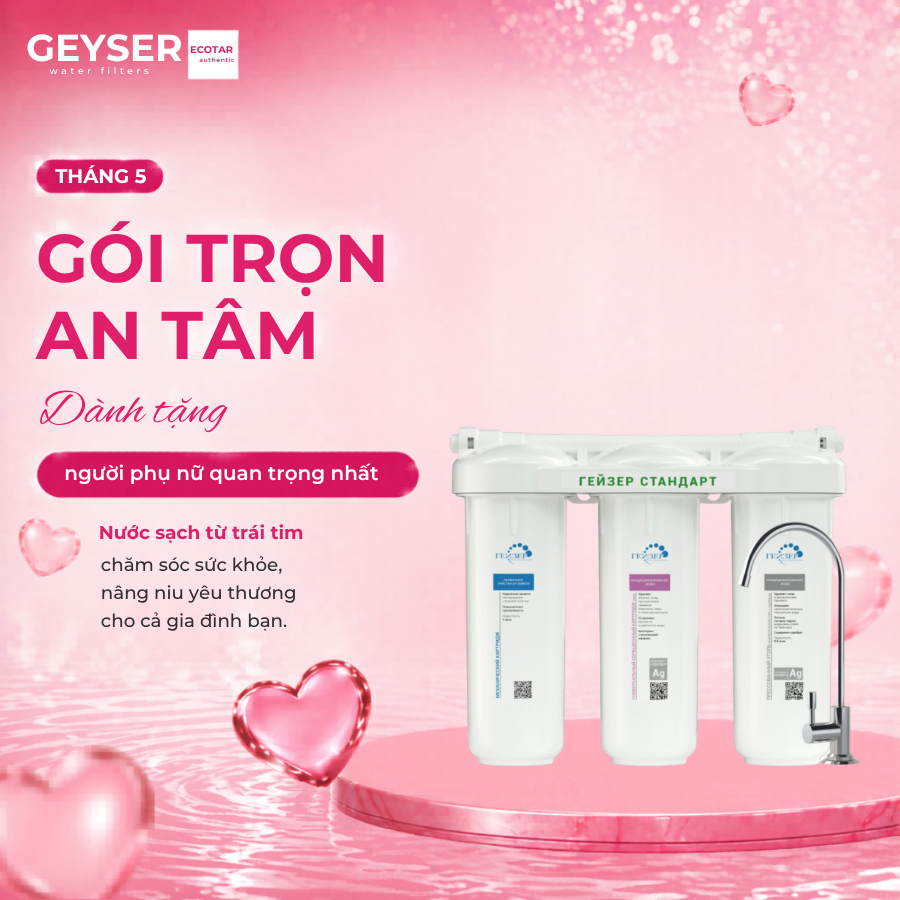 Máy lọc nước nano Geyser Ecotar Standard Soft