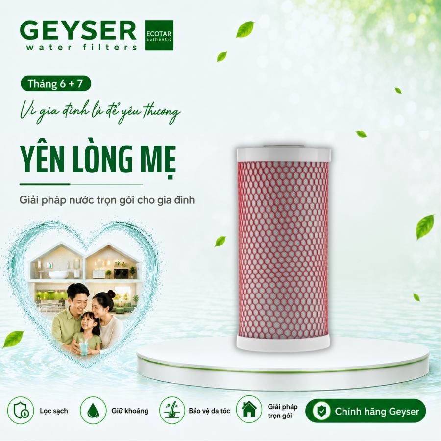 Lõi lọc nước nano Geyser Aragon 3 10BB