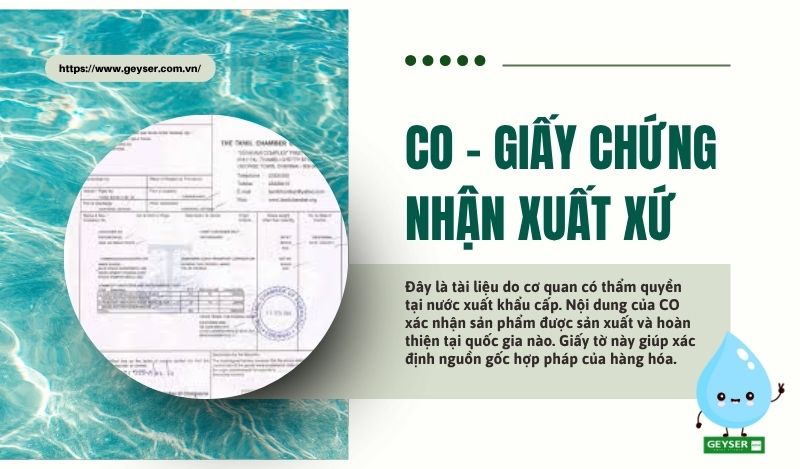 Giấy chứng nhận xuất xứ CO giúp xác định nguồn gốc của hàng hóa