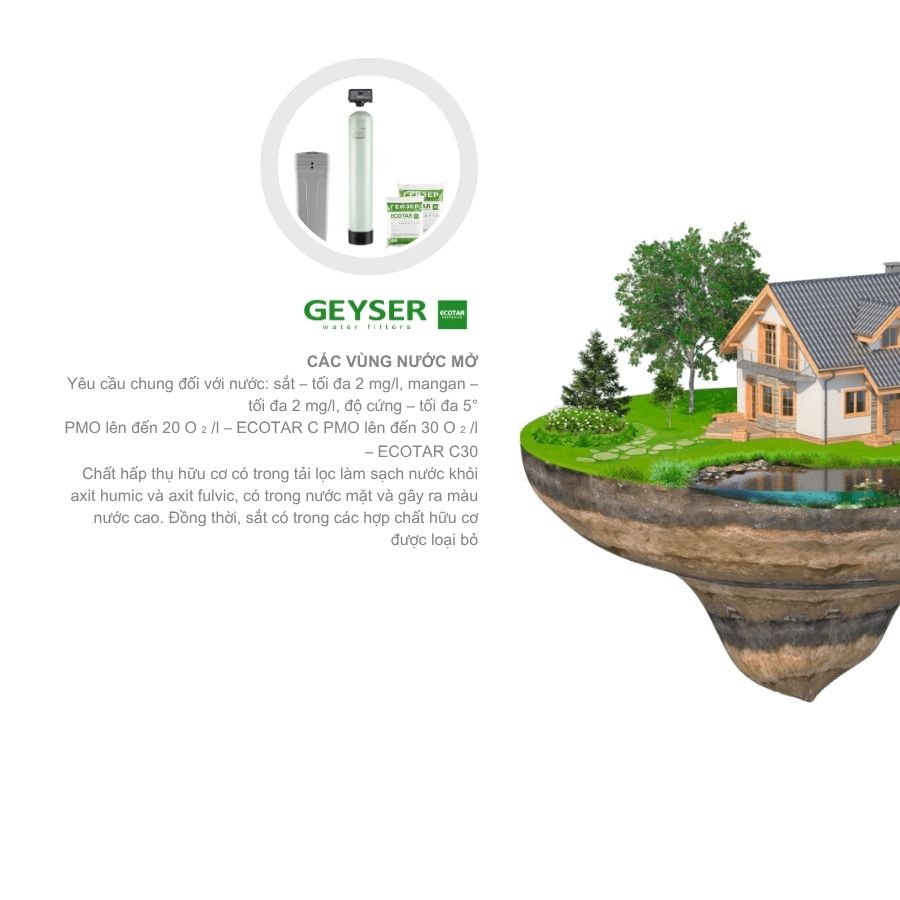 Ứng dụng cho nguồn nước mặt ô nhiễm