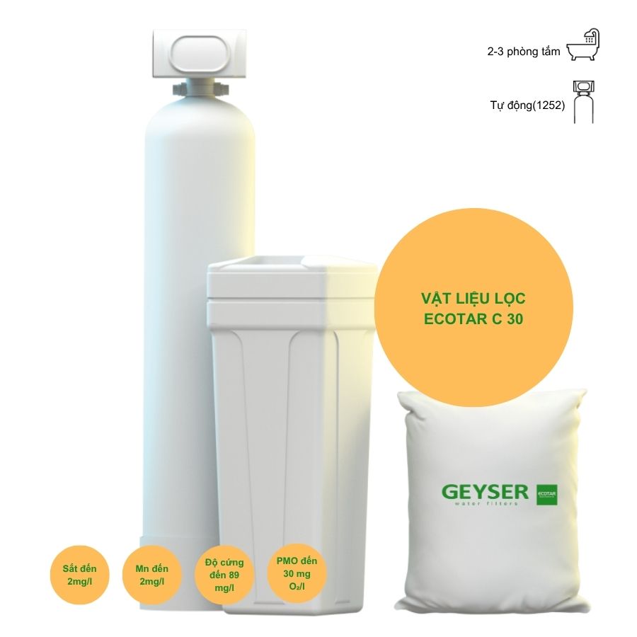 Lọc tổng đầu nguồn Geyser Ecotar Aquachief L632