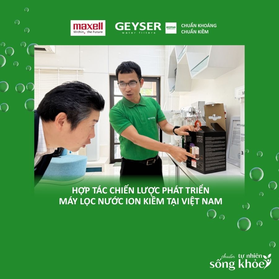 Sử dụng bộ lọc chuẩn khoáng cho máy lọc nước ion kiềm cùng chuyên gia Nhật Bản