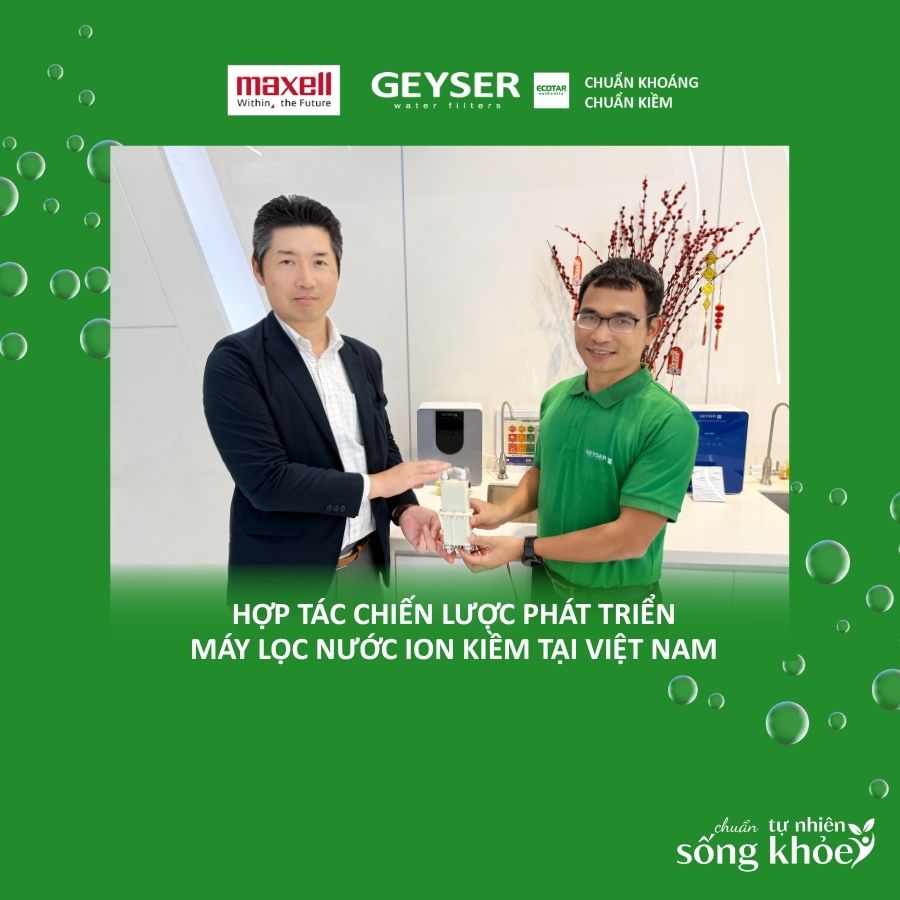Máy lọc nước ion kiềm Geyser Ecotar 9 Pro với ưu điểm vượt trội cho nguồn nước Việt