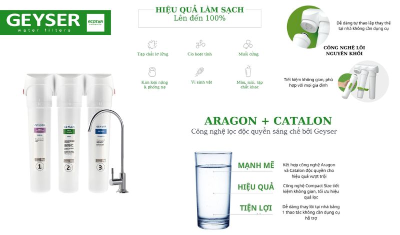 Máy lọc nước Geyser Ecotar 9 Smart