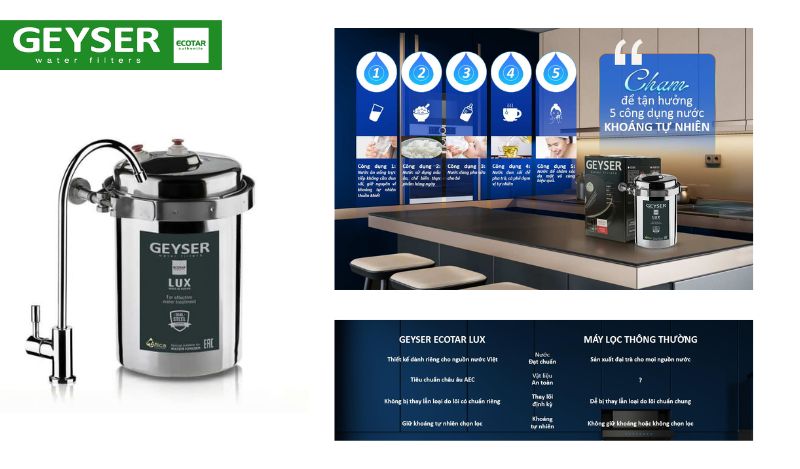 Máy lọc nước Geyser Ecotar Lux