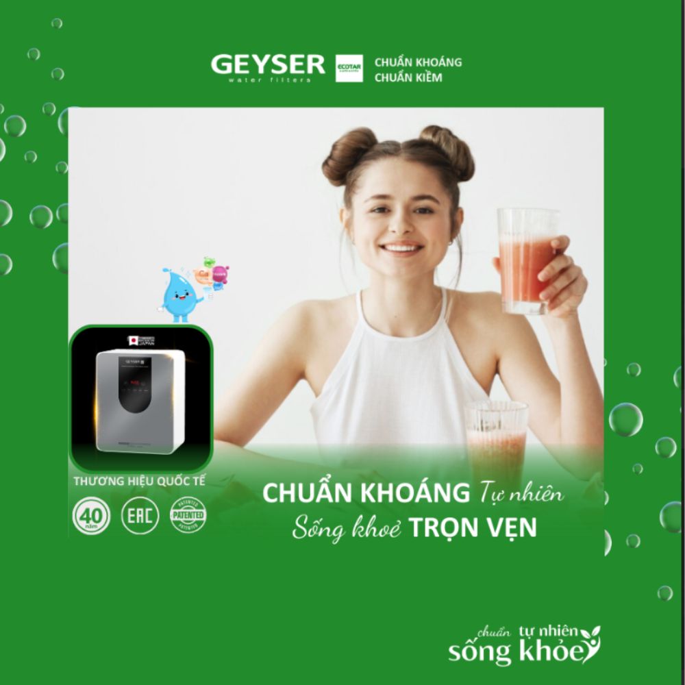 Bảo vệ sức khỏe với Geyser Ecotar 9 Pro