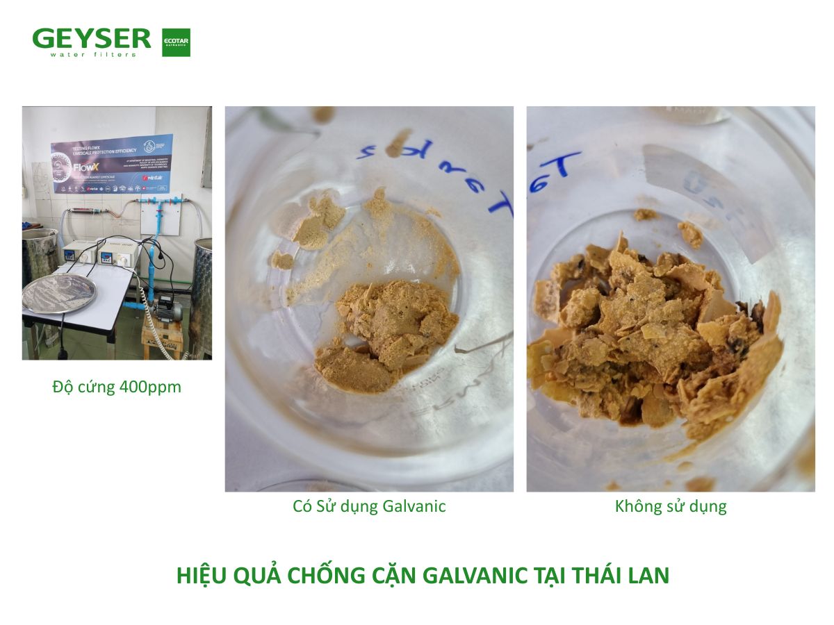 Chống bám cặn nước cứng công nghệ vật lý điện hóa từ trường Galvanic 9