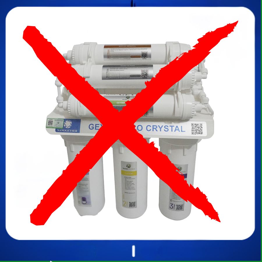 Máy lọc nước Nano Geyser Eco Crystal 8 cấp không rõ nguồn gốc