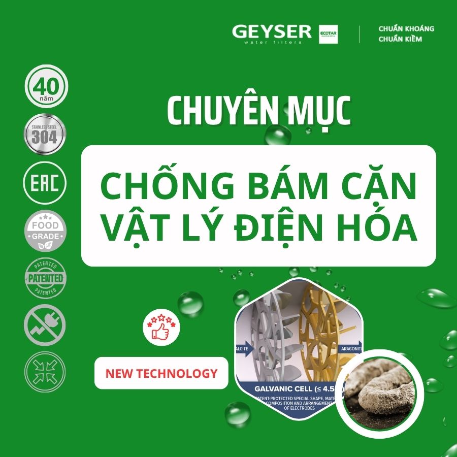 Tất tần tật về công nghệ chống bám cặn vật lý điện hóa (từ trường) và so sánh với làm mềm nước