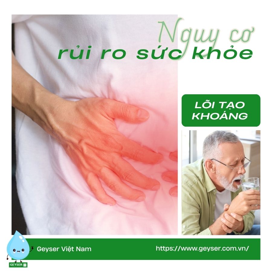Lõi bù khoáng gây ra nhiều rủi ro cho sức khỏe