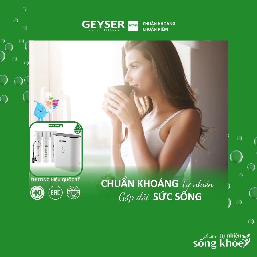 Chăm sóc sức khỏe với Geyser Ecotar 9 Romix