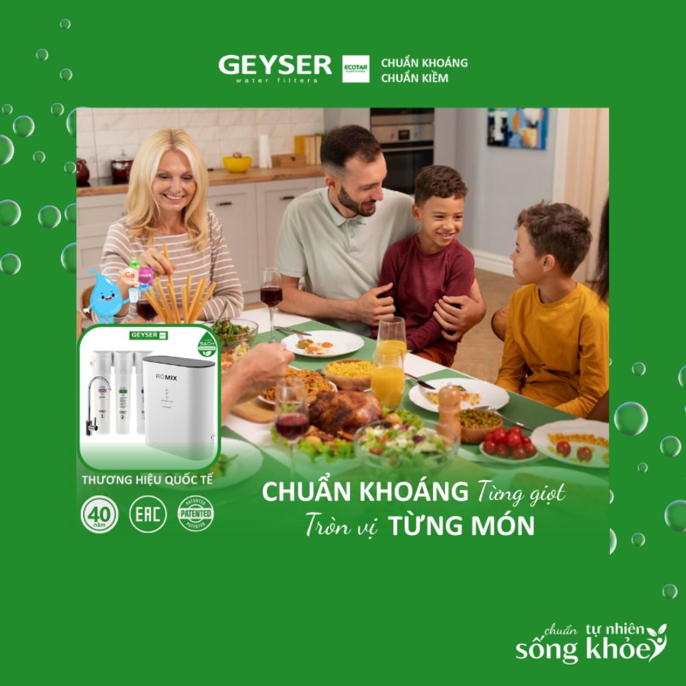 Máy lọc nước đạt chuẩn Bộ Y Tế cho nguồn nước an toàn tuyệt đối