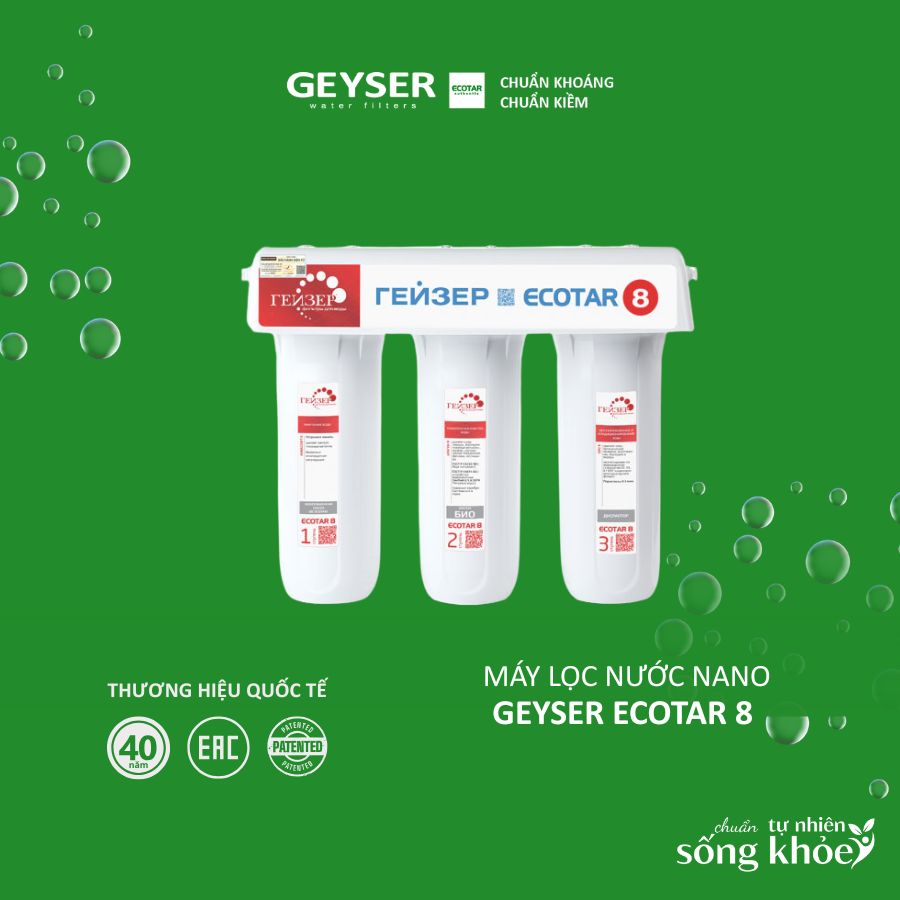 Máy lọc nước giá rẻ chất lượng Geyser Ecotar 8