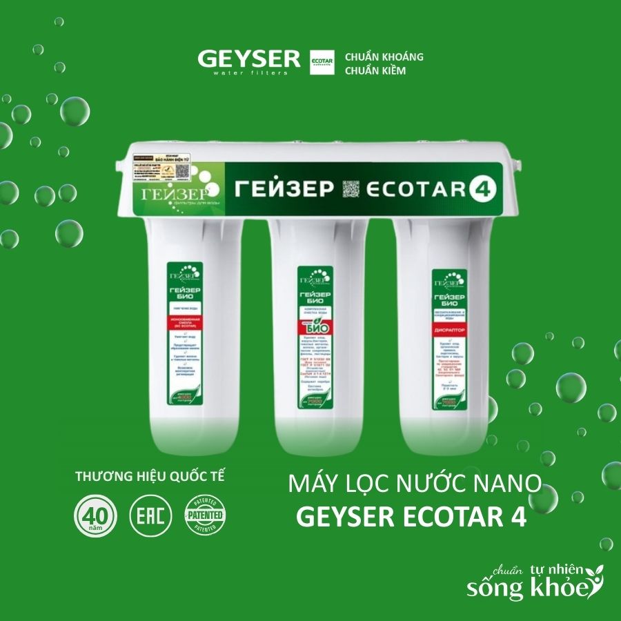 Máy lọc nước Nano Geyser Ecotar 4