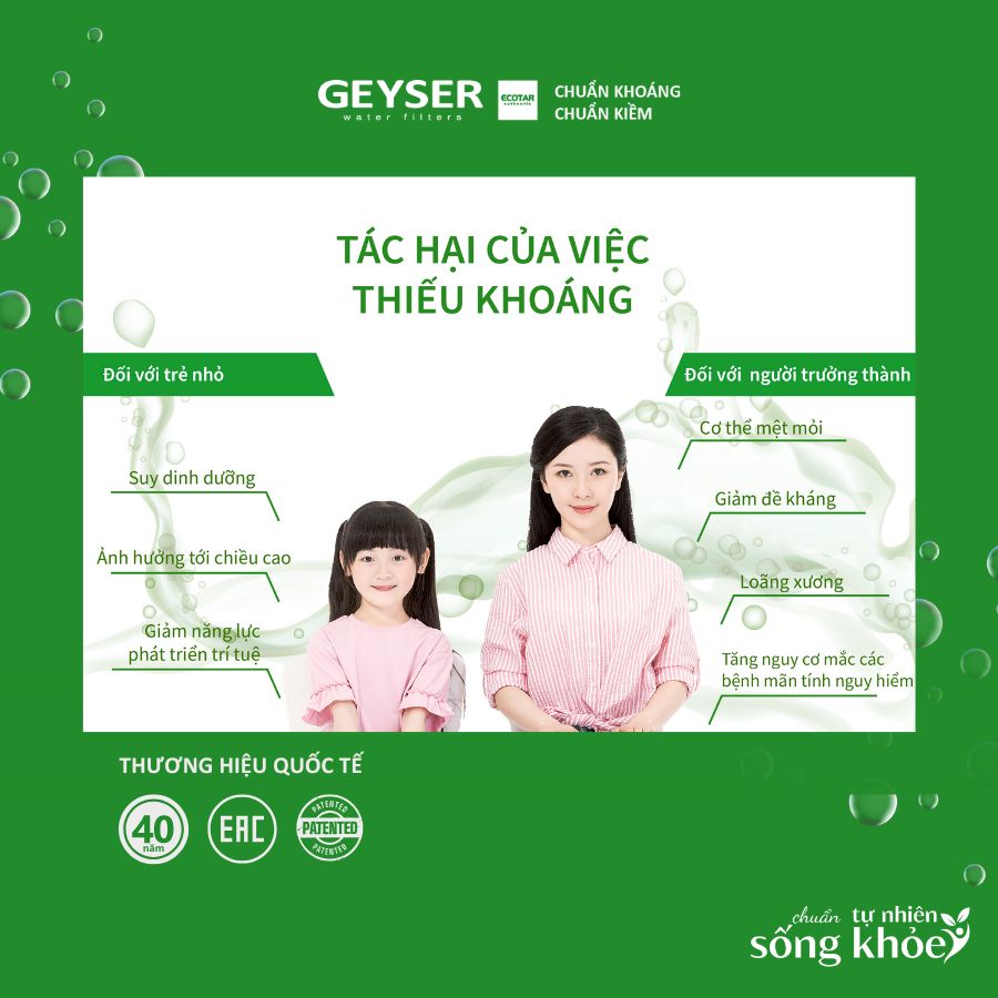 Hậu quả của việc cơ thể bị thiếu khoáng