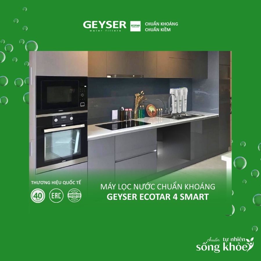 Máy lọc nước chuẩn khoáng Geyser Ecotar 4 Smart