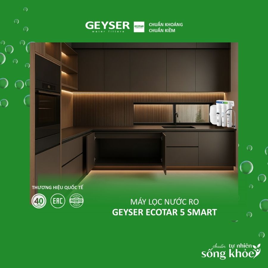 Máy lọc nước RO Geyser Ecotar 5 Smart