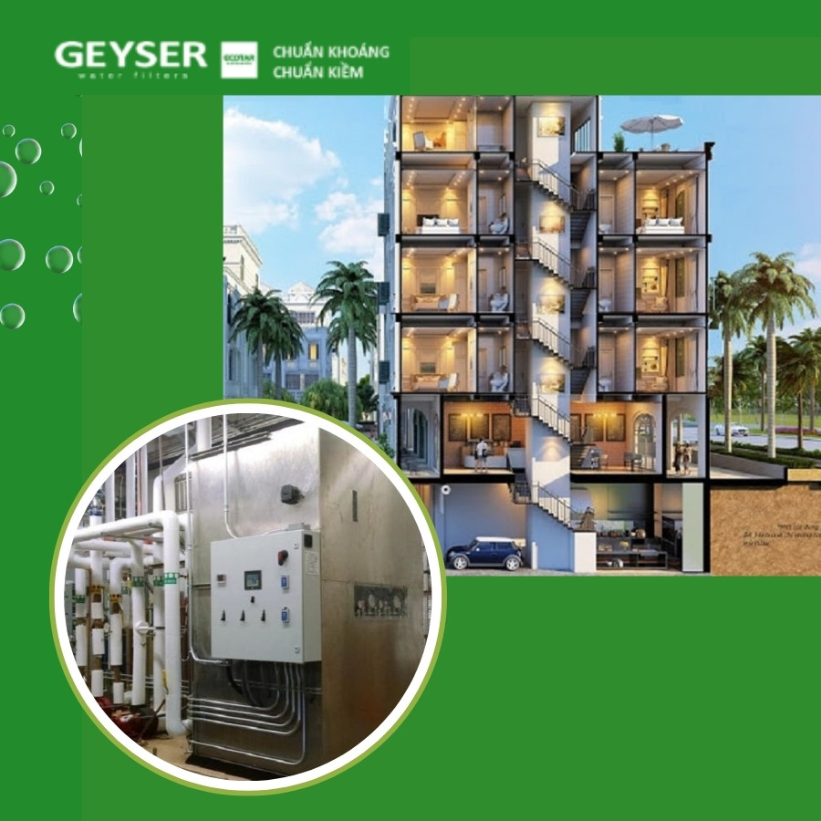 Hệ thống nước nóng trung tâm cho cho chung cư