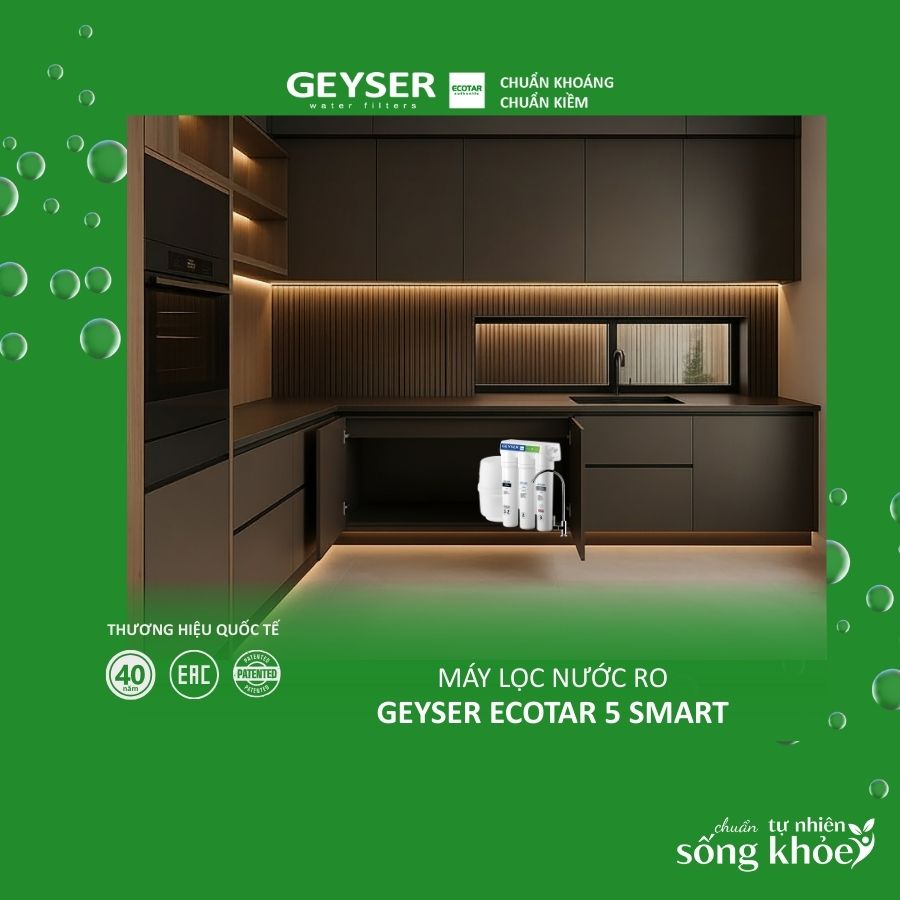 áy lọc nước RO Geyser Ecotar 5 Smart
