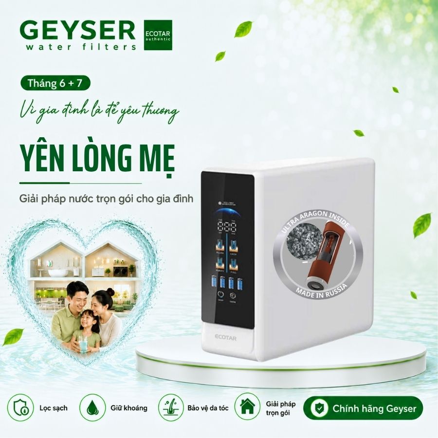 Máy lọc nước chuẩn khoáng Ecotar 9 LUX ROMIX