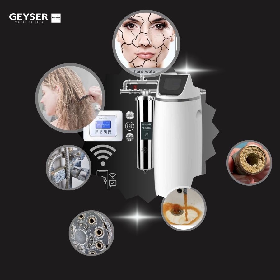 Hệ thống lọc tổng đầu nguồn gia đình tích hợp wifi thông minh Geyser Ecotar 1F20S Smart 1