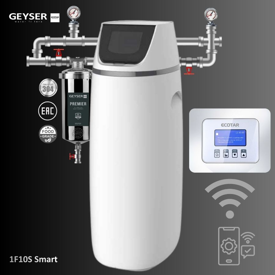 Lọc tổng đầu nguồn thông minh WIFI Geyser Ecotar 1F10S Smart