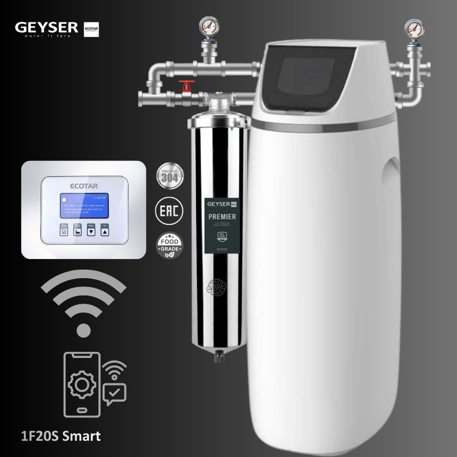 Lọc tổng đầu nguồn thông minh WIFI Geyser Ecotar 1F20S Smart