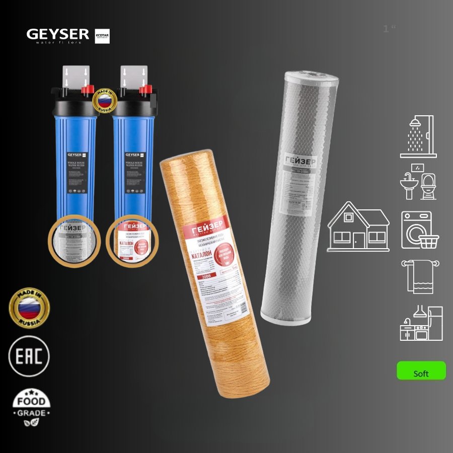 Bộ lõi thay thế lọc tổng đầu nguồn Geyser Ecotar ECO