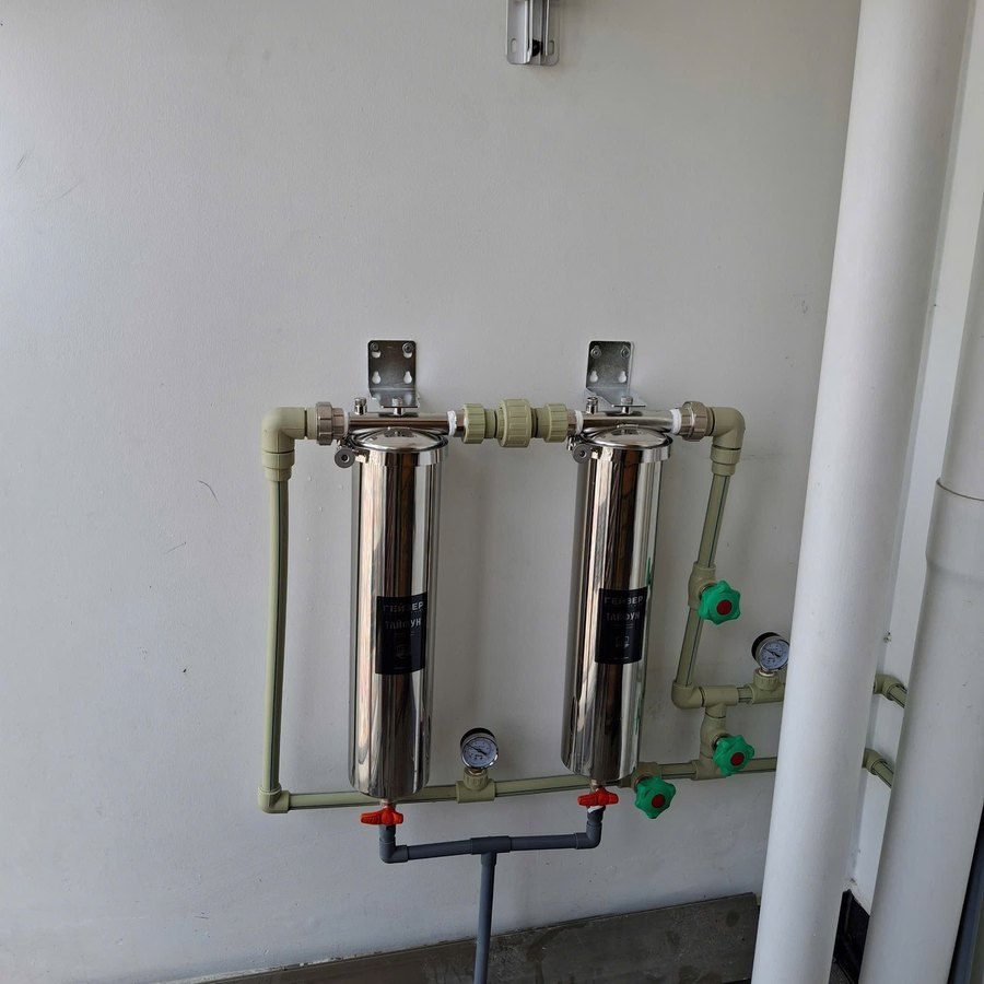 Bộ lọc tổng Geyser Ecotar sau lắp đặt tại Masteri Thảo Điền.