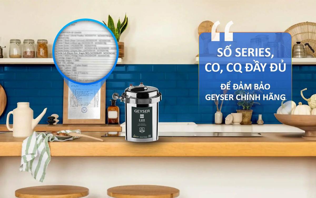 Máy lọc nước không dùng điện Geyser dùng công nghệ gì?